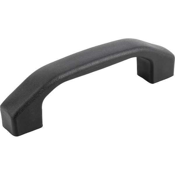 Pull Handle L=170, Form:B, Polyamide Black Ral7021, Comp:Steel, A=140, D=M08